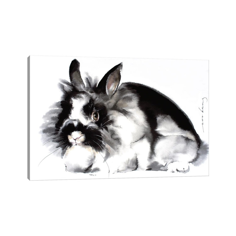 Rabbit by Soo Beng Lim - Wrapped Canvas Gallery-Wrapped Canvas Giclée, 20.32 cm H x 30.48 cm W