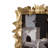 Ilarie Boho Butterfly Resin Picture Frame with Glass - 8" Metallic Gold Freestanding Photo Frame for Tabletop Display