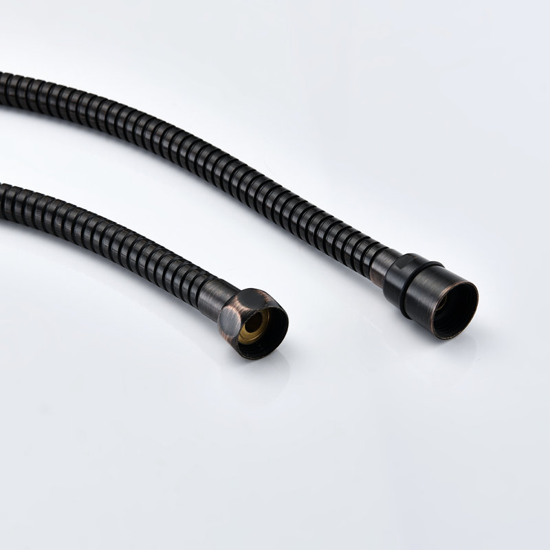 Tête de pulvérisation à main en bronze huilé - 5 modes de fonctionnement, force constante, ABS, avec support de tuyau stable