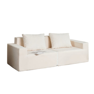 Fauteuil convertible pour lit simple, housse amovible, teinture, structure pour salon convertible, housse imperméable et antitache confortable