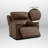 36" Zero Gravity Dual-Power Genuine Leather Recliner With Adjustable Headrest & Footrest, 2 Color Options-1257705861
