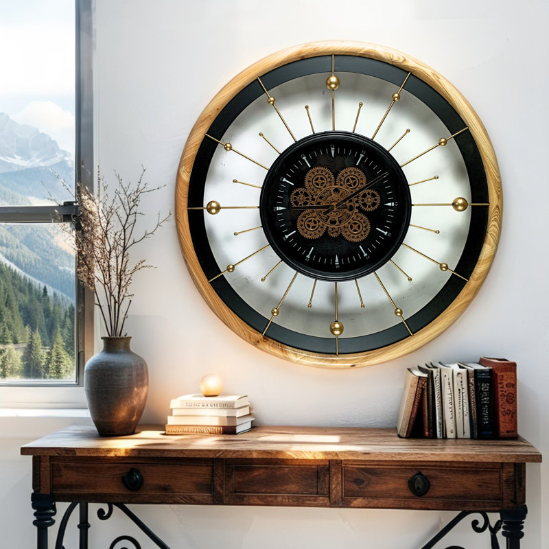 Solid Wood Wall Clock