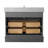 Goleta 42" W Solid and Manufactured Wood Single Bathroom Vanity with Marble Top-1259243496