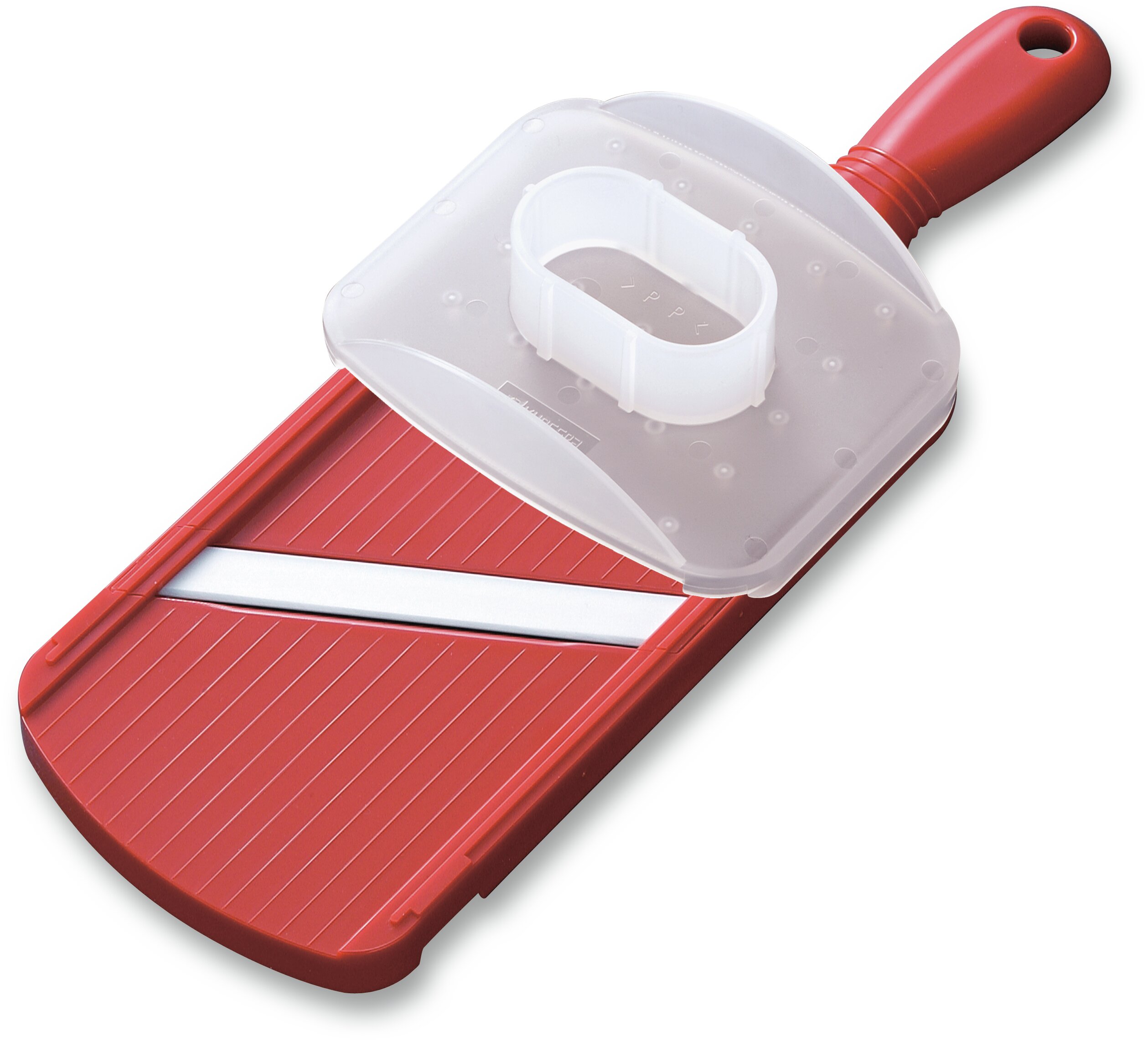 Kyocera Advanced Ceramic Adjustable Mandoline Slicer Red for sale
