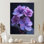 Beauté éthérée, hortensia bleu mauve, photo II - art mural hortensia
