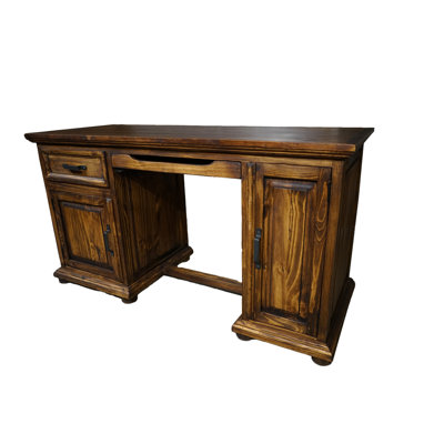 Bureau d'ordinateur avec rangement pour unité centrale Rustic Sierra