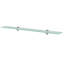 Tablette murale flottante avec supports à pince en verre trempé-873435510-873435507