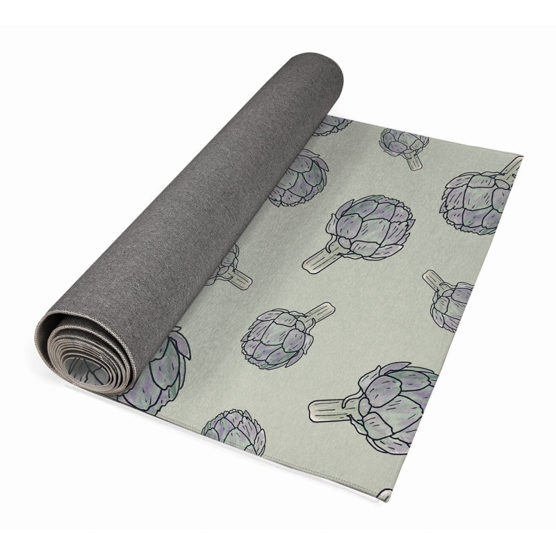 Tapis d'été Summer Artichaut, Tapis de couloir 2 pi 6 po x 8 pi