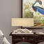 21" Horn Console Lamp - Cream Base