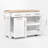 59.3" Wide Kitchen Island With Extendable Tabletop-1195237256