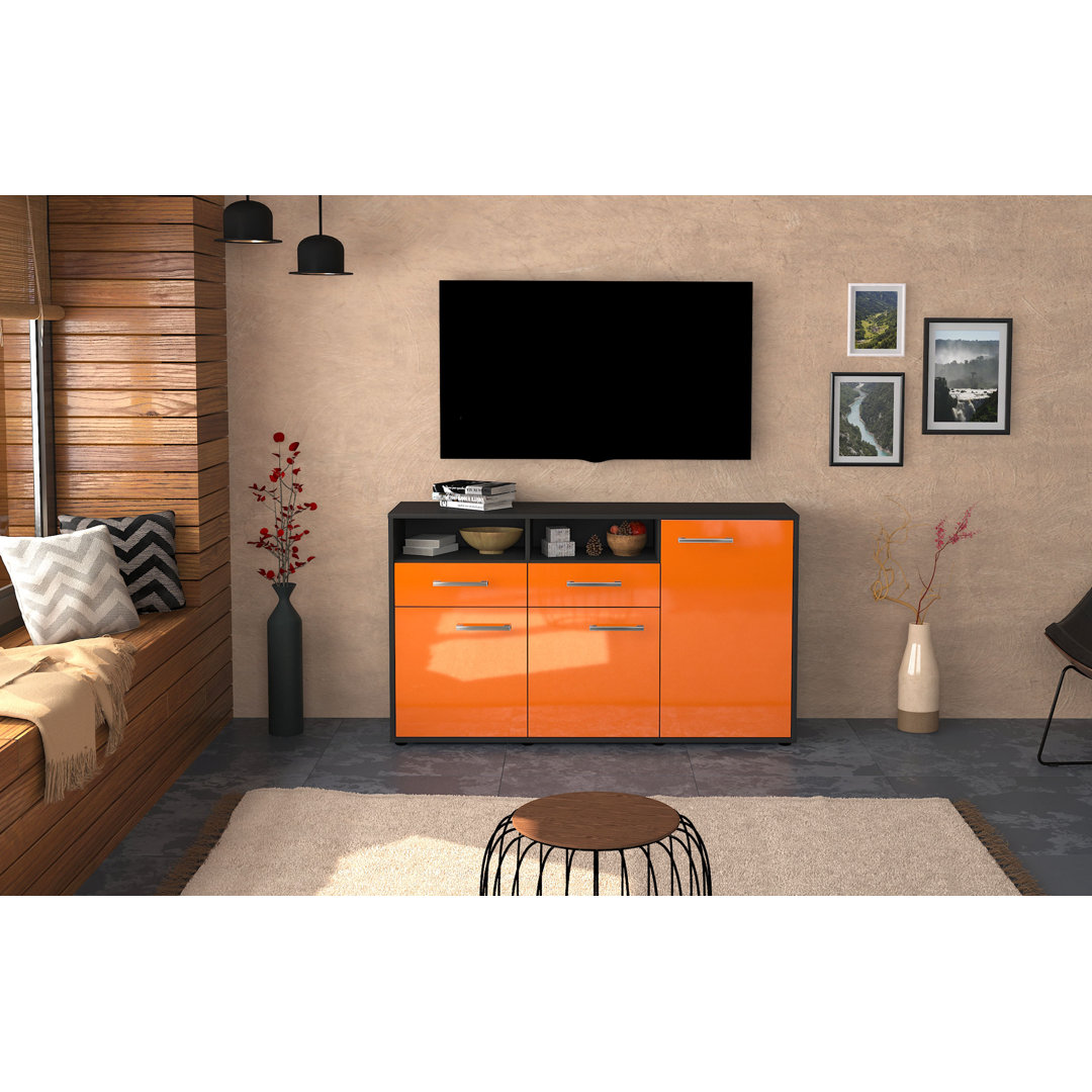 Editta Sideboard Front (136 x 79 x 35 cm), einschließlich Griffe