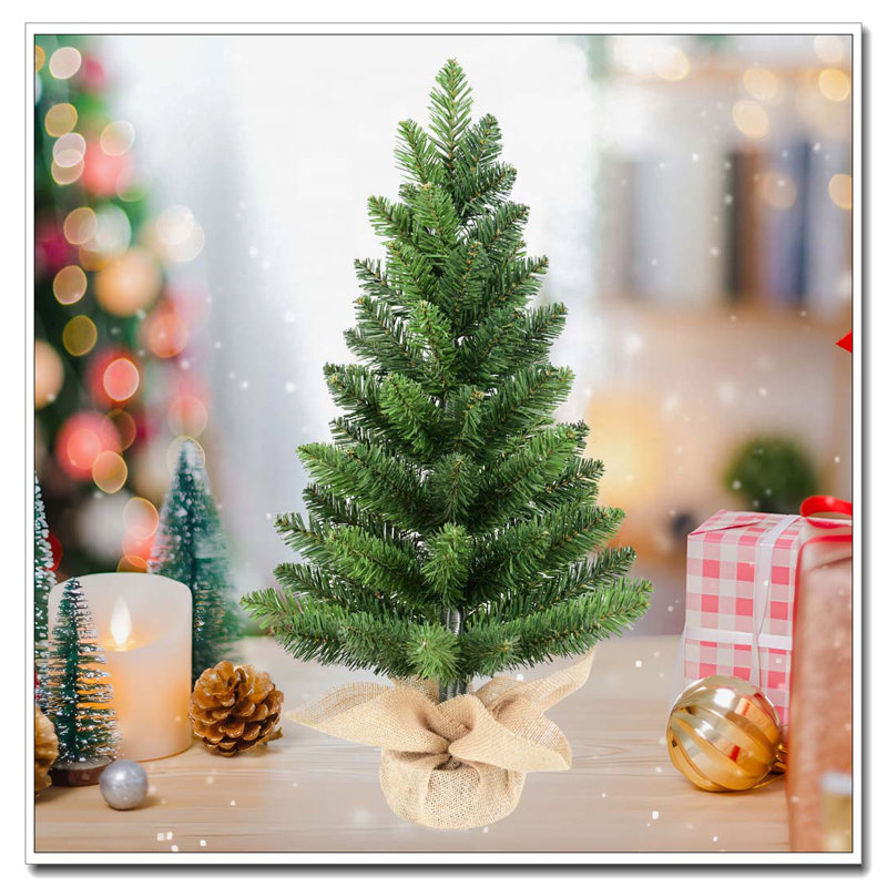 Ensemble de 2 arbres de Noël de table