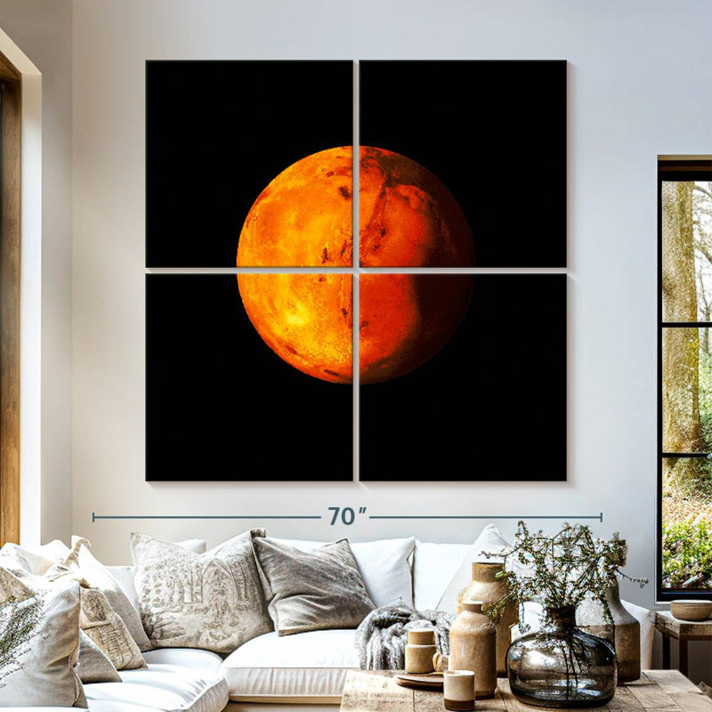Oberle Mars Planet, 57" H x 57" W