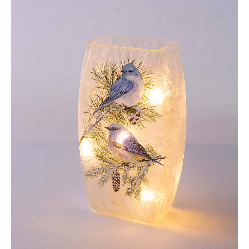 Filet en verre givré Winter Bluebirds