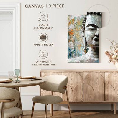 Adella Stone Buddha Head