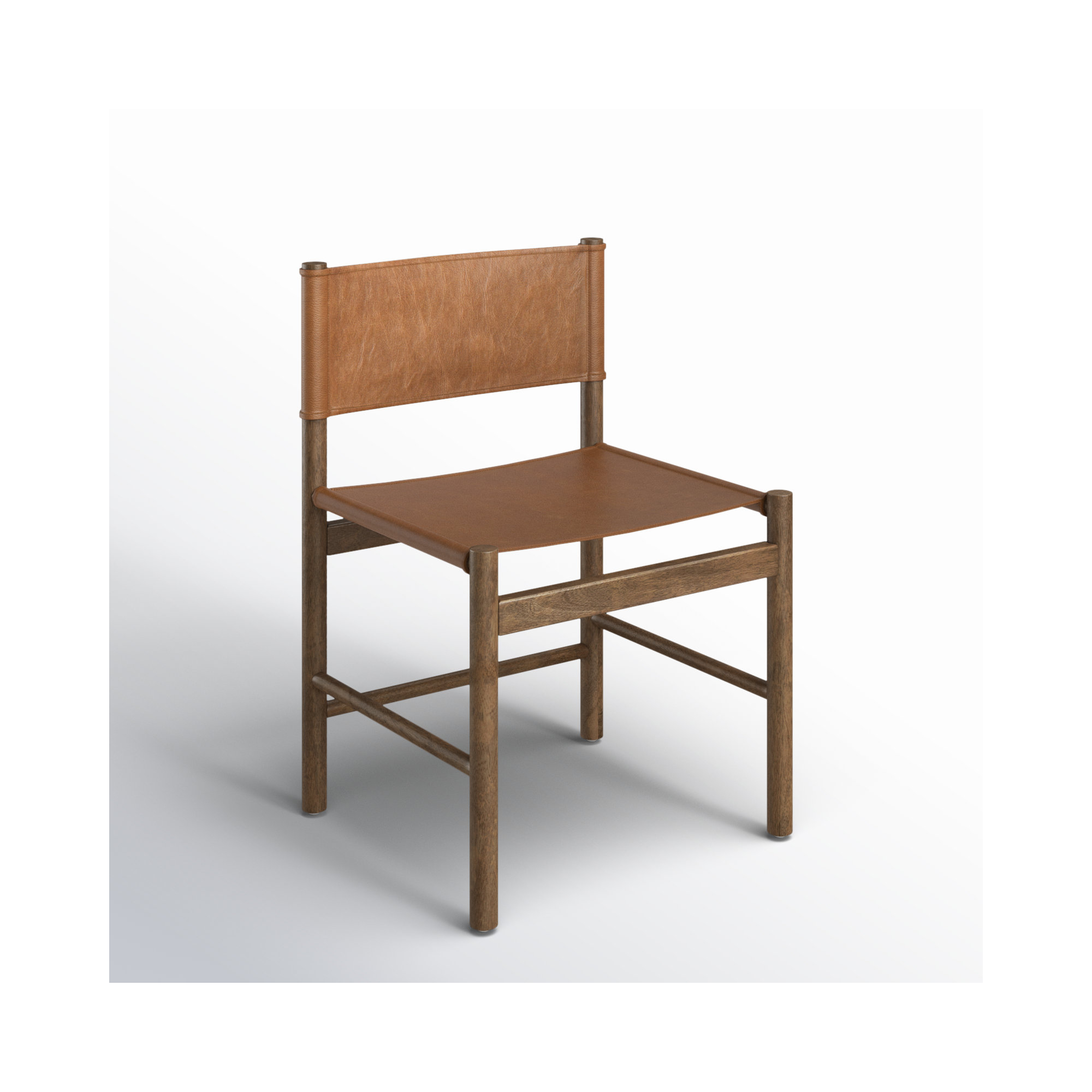 Matisse Leather Dining Chair, Vintage Natural, Sonoma Butterscotch Top Grain Leather