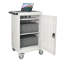 Station de charriot mobile à roulettes antique pour 32 Chromebook, tablettes et ordinateurs portables, armoire de rangement à roulettes verrouillable