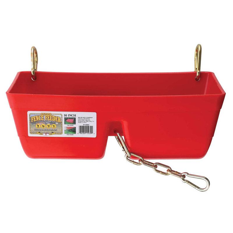 Seau d'alimentation, Rouge