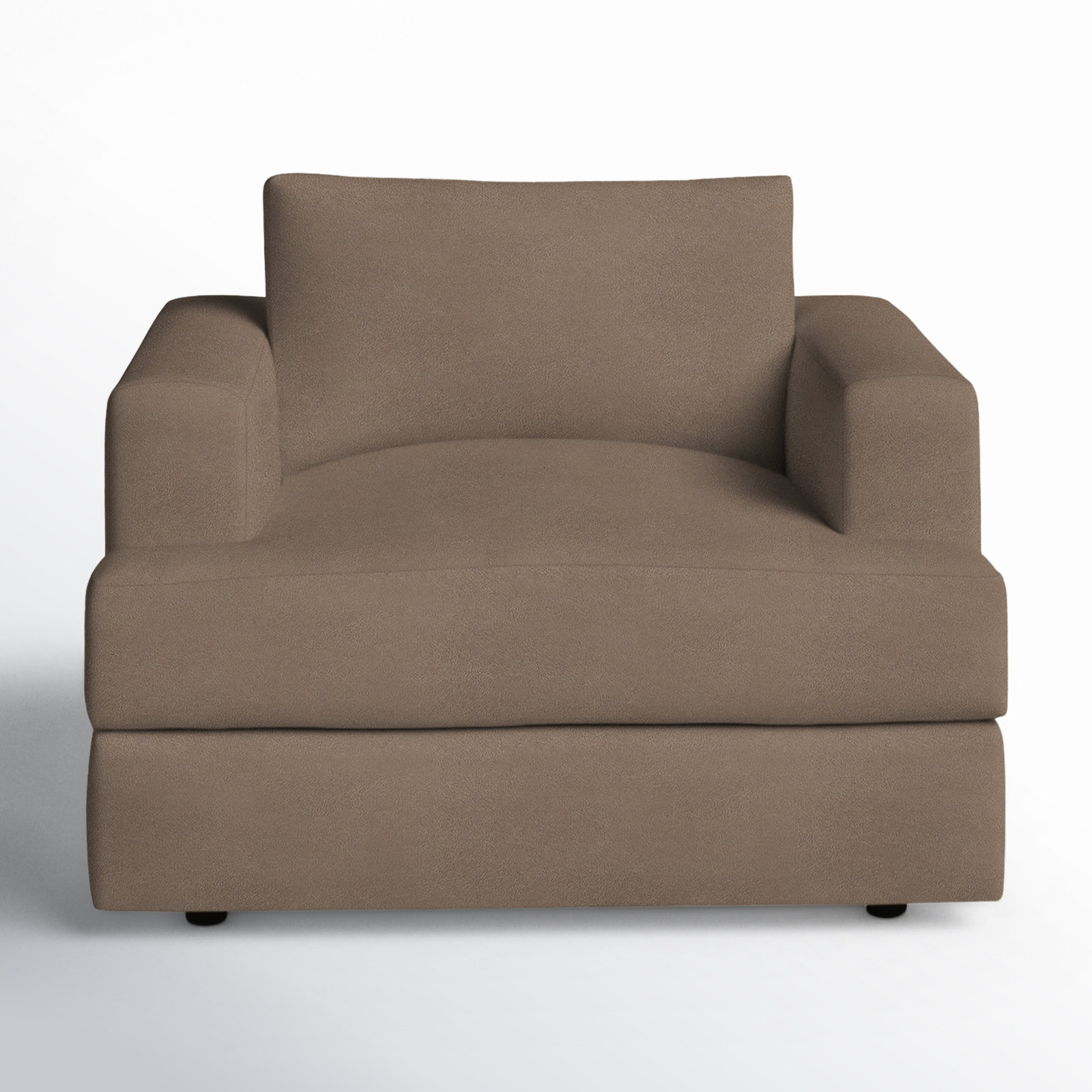 Cayden Upholstered Accent Chair, Bella Cocoa Performance Velvet