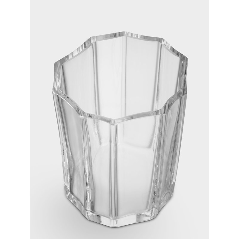 Reed Votive Candle Holder, Clear, 3.4'' H X 2.6'' W X 2.6'' D