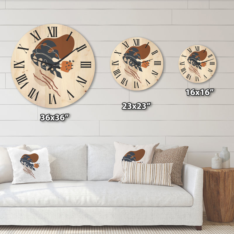 Horloge murale élémentaire, Très grand