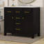 Ensemble de meuble-lavabo moderne 36 po avec 4 tiroirs et 2 portes-370682530