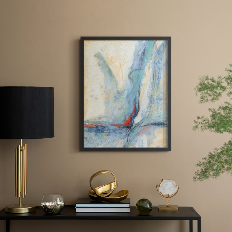 «Cracking Open II», reproduction encadrée - bois massif, Noir, H 30 po x l 24 po