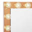 Miroir de maquillage lumineux Hollywood Reflection Pro avec 15 ampoules DEL claires-60657159-60657160