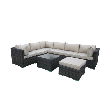 Askim 7 Seater Rattan Sofa Set