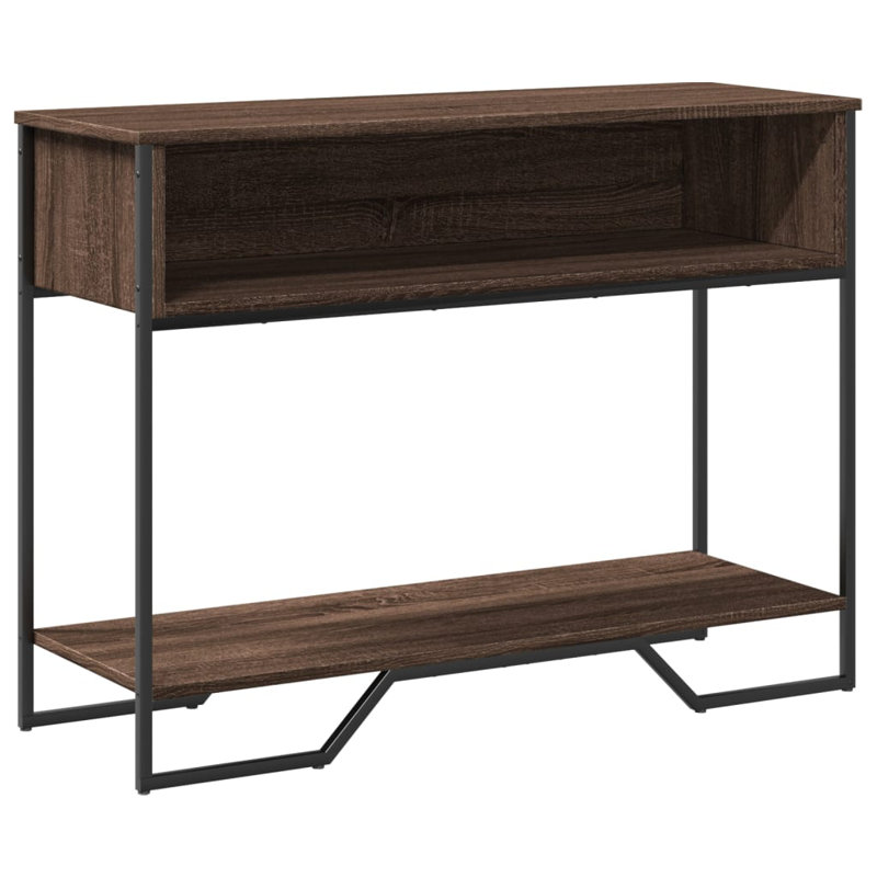 8-5 100cm Console Table, Brown oak