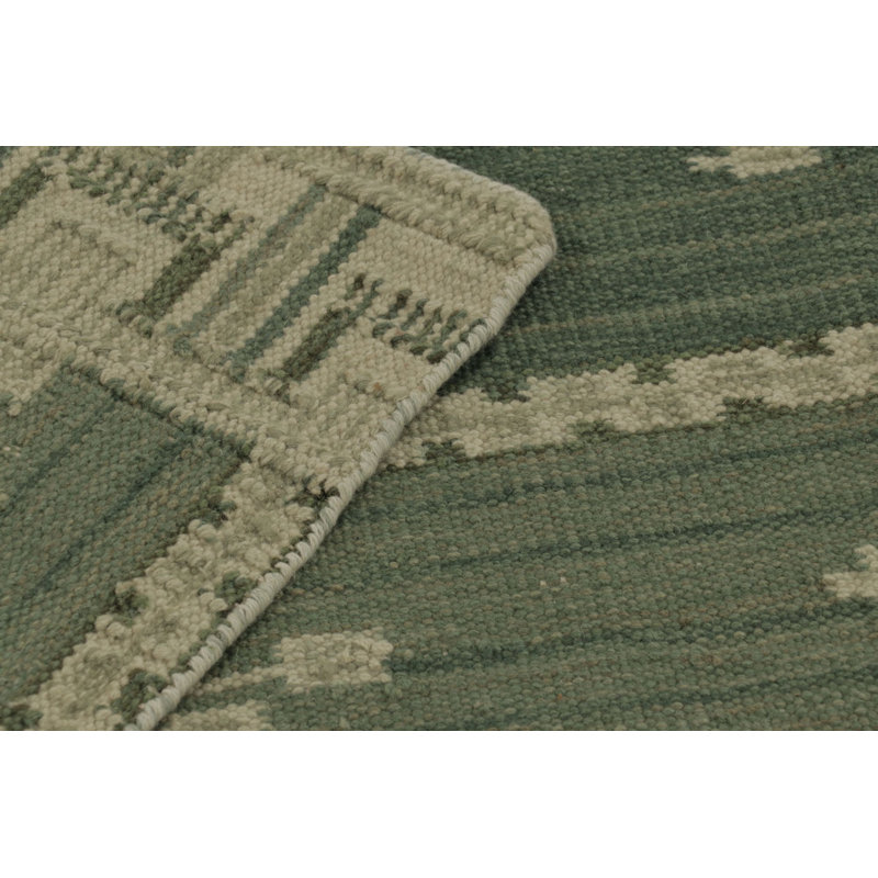 Scandinavin Wool Geometric Area Rug, Rectangle 12' x 15'