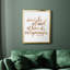 Toile encadrée de qualité supérieure «Loves You III» - prête à être accrochée-314006426-314006427