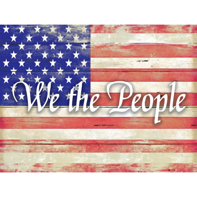 " We The People American Flag "
