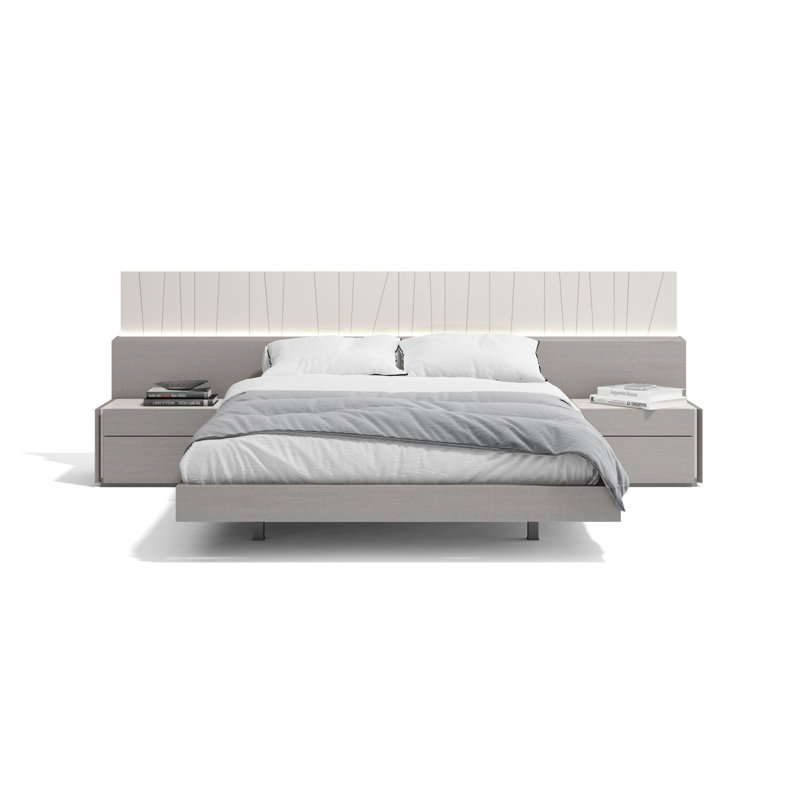Mcgruder Panel Bed, King, Gray