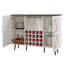 Armoire à vin avec porte-bouteilles