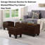 Grand ensemble de repose-pieds avec rangement et repose-pieds 3 en 1