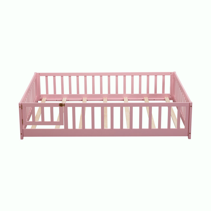 Lit plateforme, Double, Rose