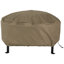 Housse pour foyer d'extérieur ronde avec cordon de serrage Hamilton - 30 po x 12 po - Kaki-96367638-24236706