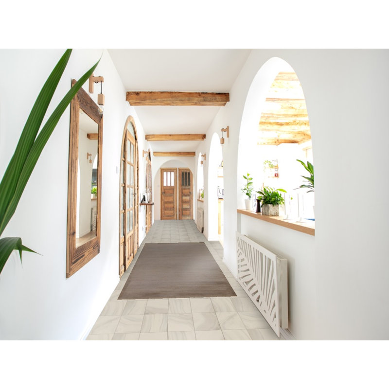 Tapis de couloir moderne brun clair Gabbeh 3 x 10
