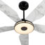 Ventilateur de plafond standard à DEL à 5 pales Ahriya avec télécommande et ensemble d'éclairage inclus-78297191-28156515