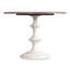 Melange Round Walnut Wood Dining Table
