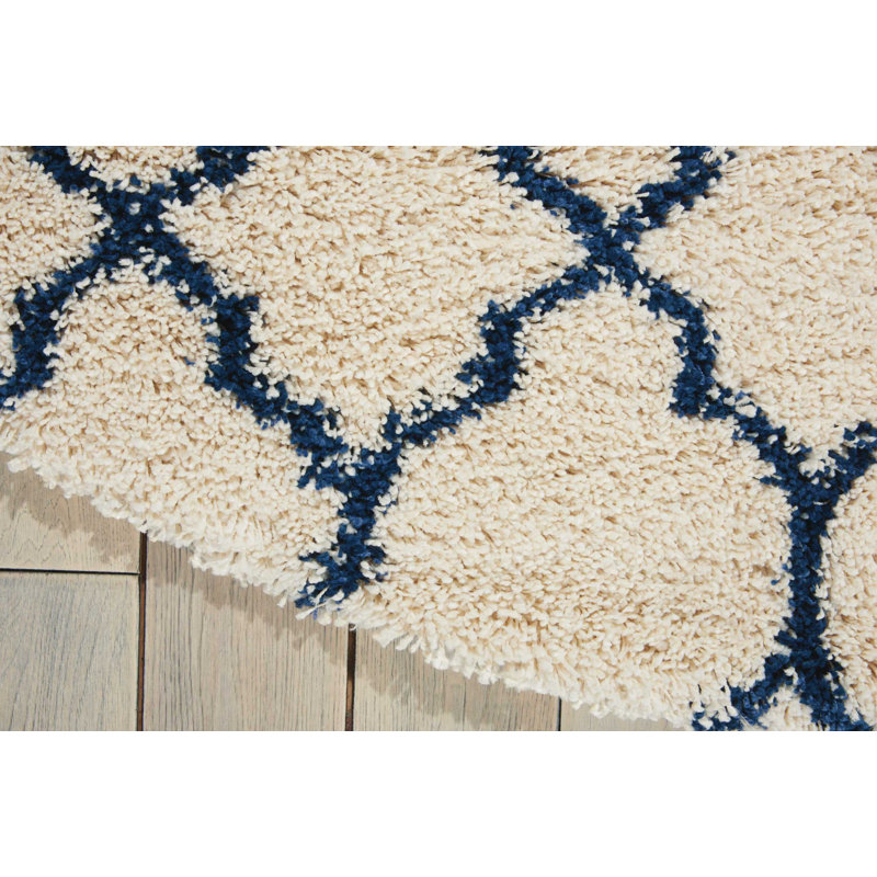 Youn Moroccan Indoor Rug, Round 7'10"