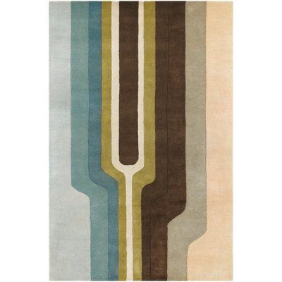 Wool Geometric Indoor Rug