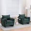 Fauteuil à angles vifs - Convient à une variété de cas de figure. Il s'agit d'un siège unique élégant pour les espaces modernes. Vert-118673134