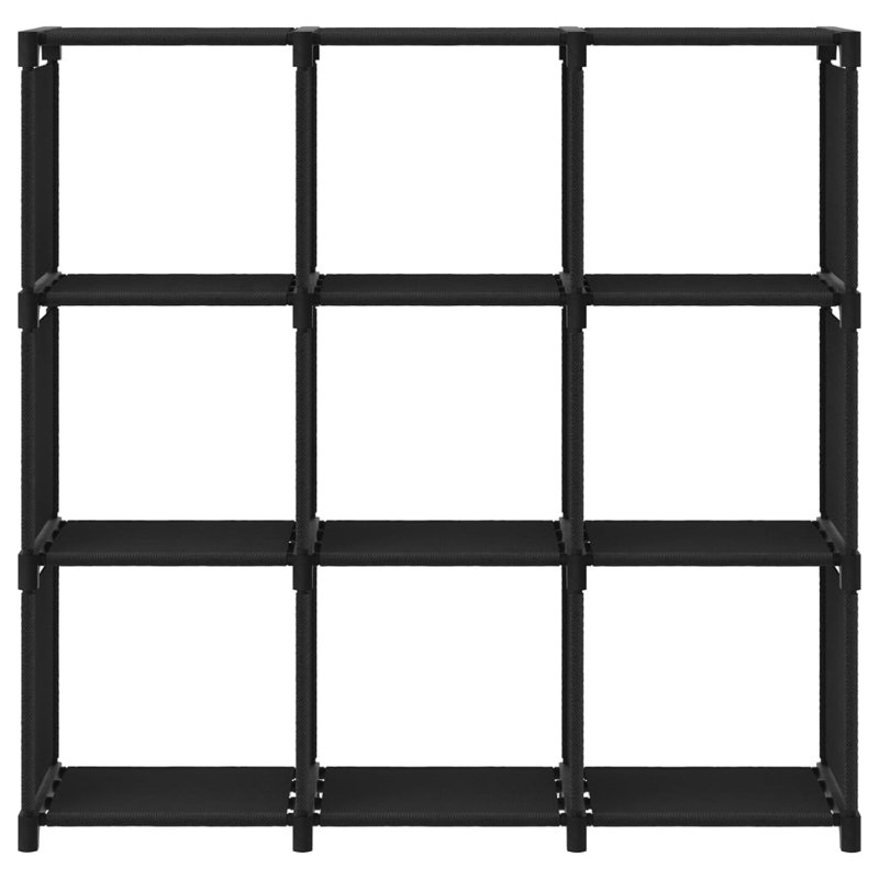 Infield 103cm W Metal Shelving Unit, Black