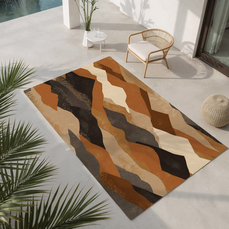 Tapis intérieur et extérieur Stariant Peaks, Rectangle 1 pi 6 po x 2 pi 6 po