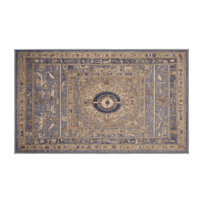 Machine Washable Gray Area Rug