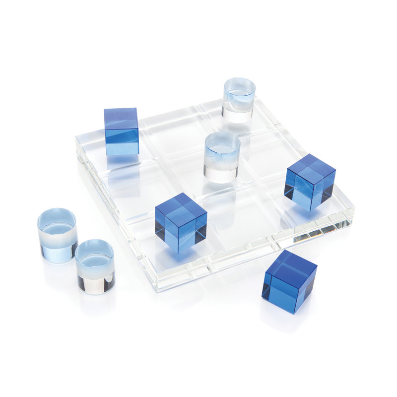 John-Richard 2 Player Crystal Tic Tac Toe