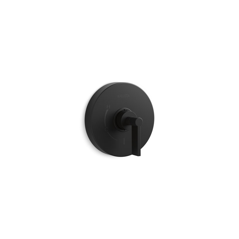 One™ Pressure Balance Trim Lever Handle, Matte Black