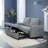 Modern 3 In 1 Sleeper Sofa Couch Bed Pull Out Sofa Bed Convertible Loveseat Light  Sleeper Futon With 2 Pillows & Side Storage Pockets-23600690